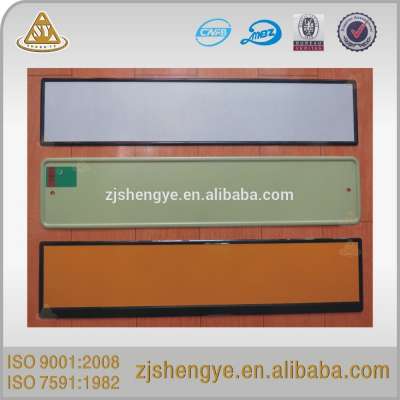 reflective aluminum Double layer or two layer license plate